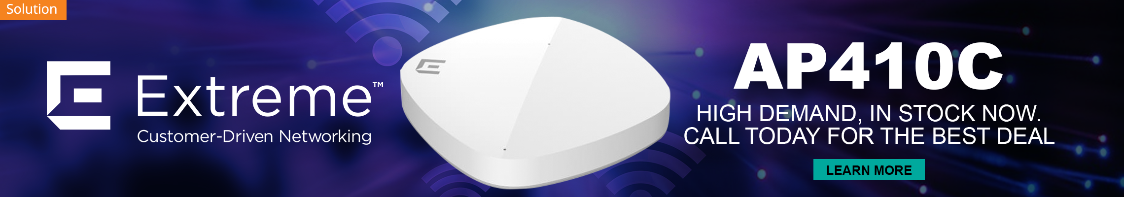 Extreme Networks Demo Webinar Banner